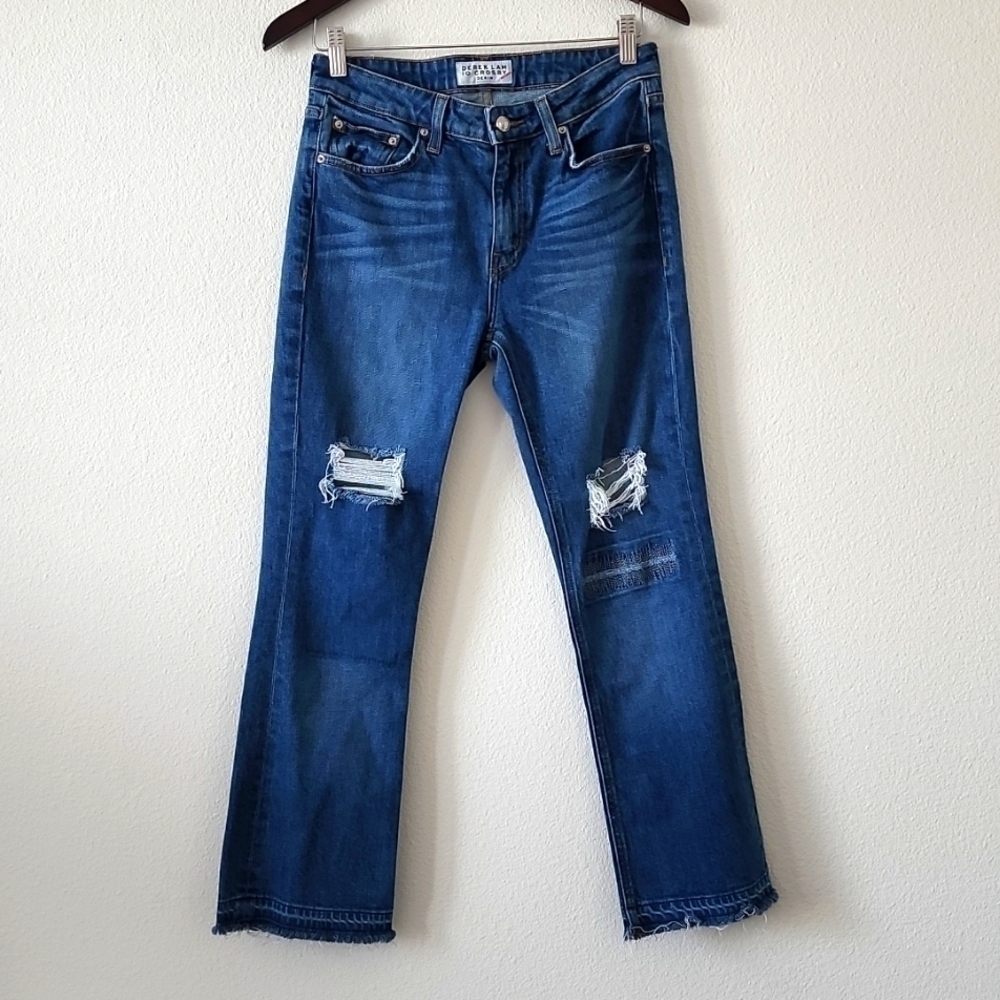 Derek lam 10 crosby denim GIA mid rise cropped flare Jeans Casual Minimalist